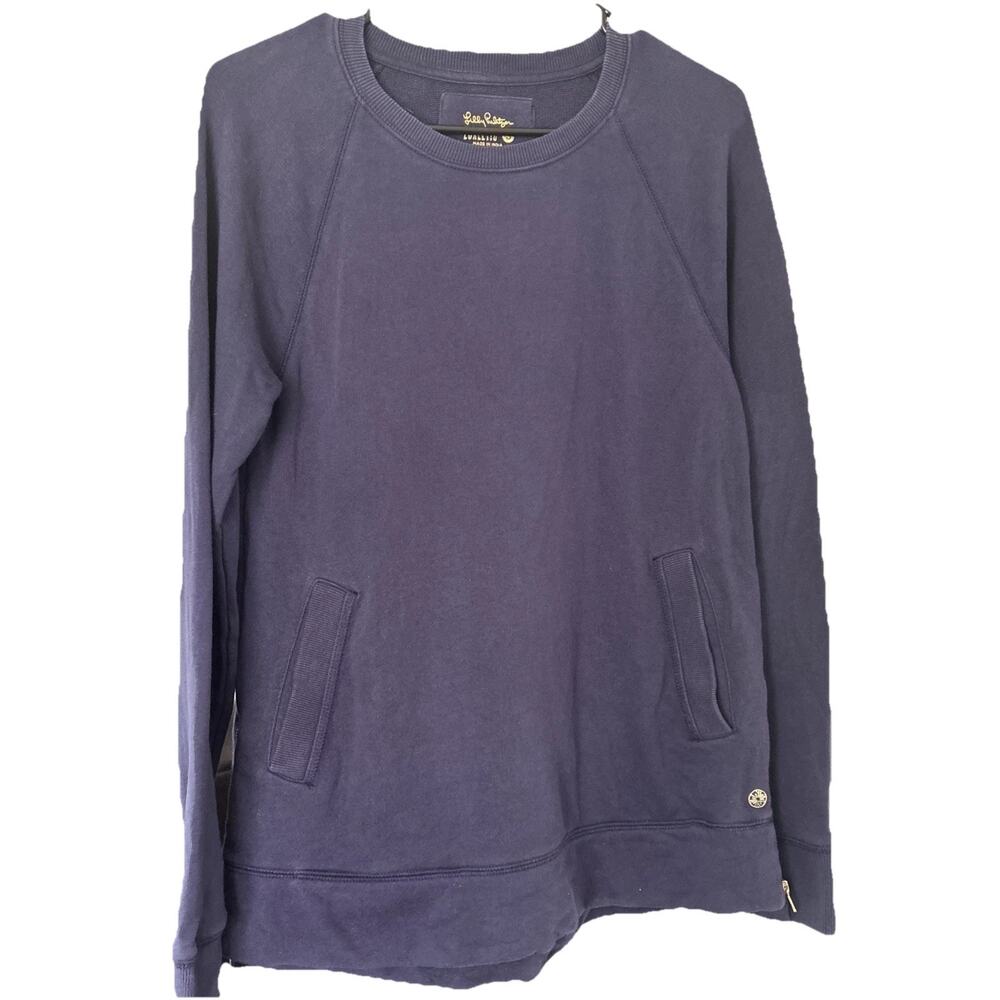 Lilly Pulitzer Luxletic Navy Size Small Sweater